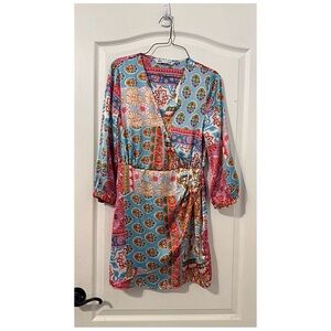 Zara Patchwork print dress